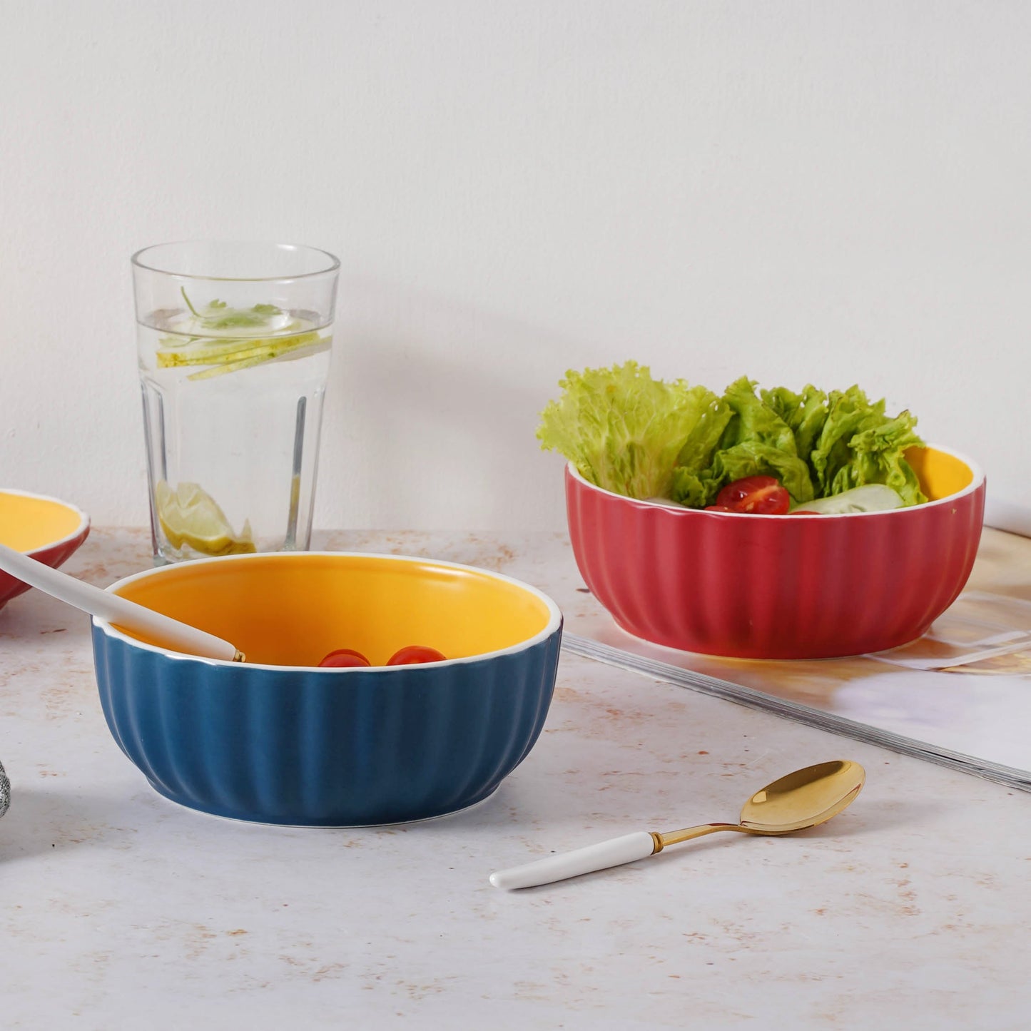 Chrome Salad Bowl 550 ml