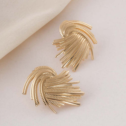 Whirlwind Gold Earrings