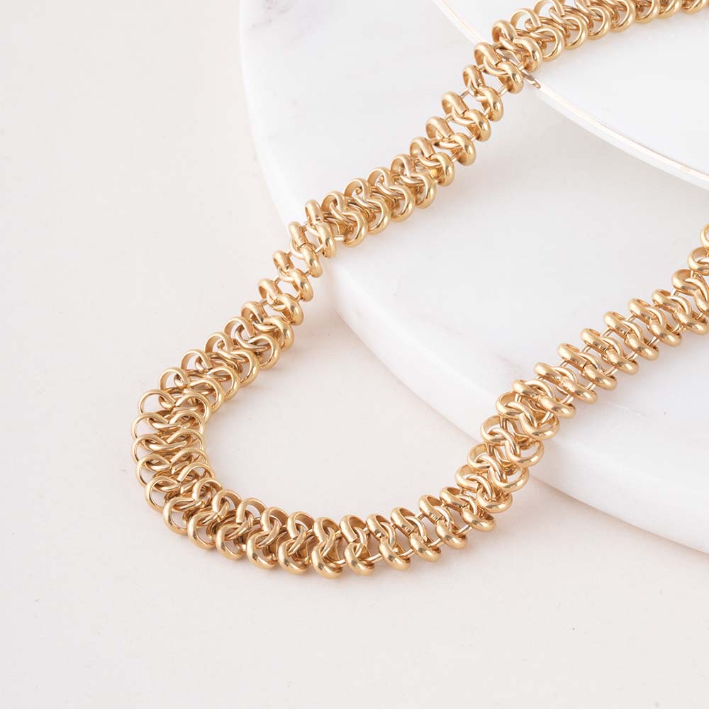 Classic Gold Link Necklace