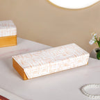 Eco Friendly Quadrata Pattern Sectioned Trinket Case