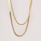 Bold Layered Gold Necklace