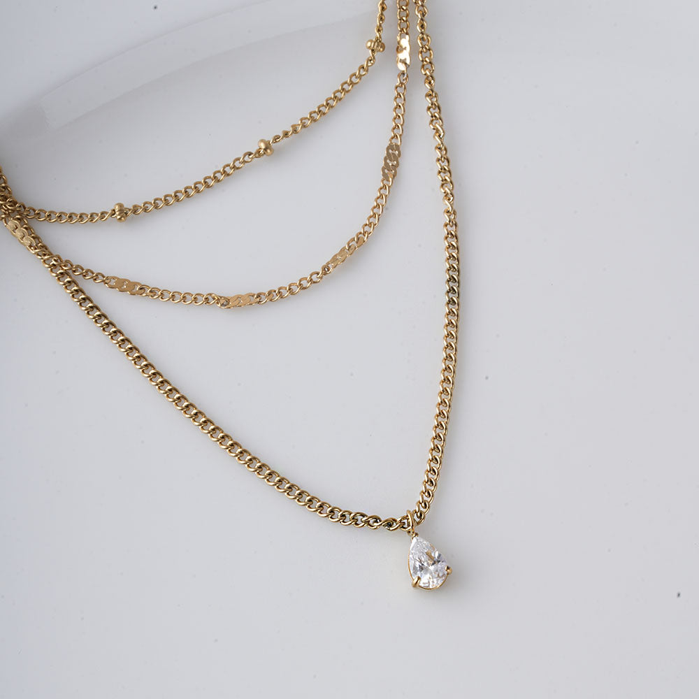 Dainty Layered Gold Necklace