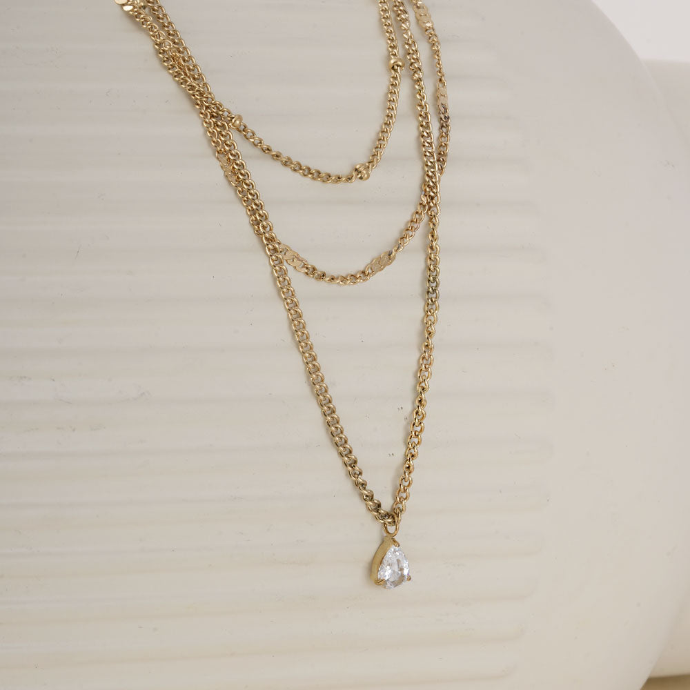 Dainty Layered Gold Necklace