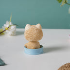Puppy In A Tub Bobble Head Resin Showpiece