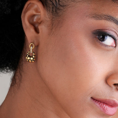 Gilded Mosaic Earrings