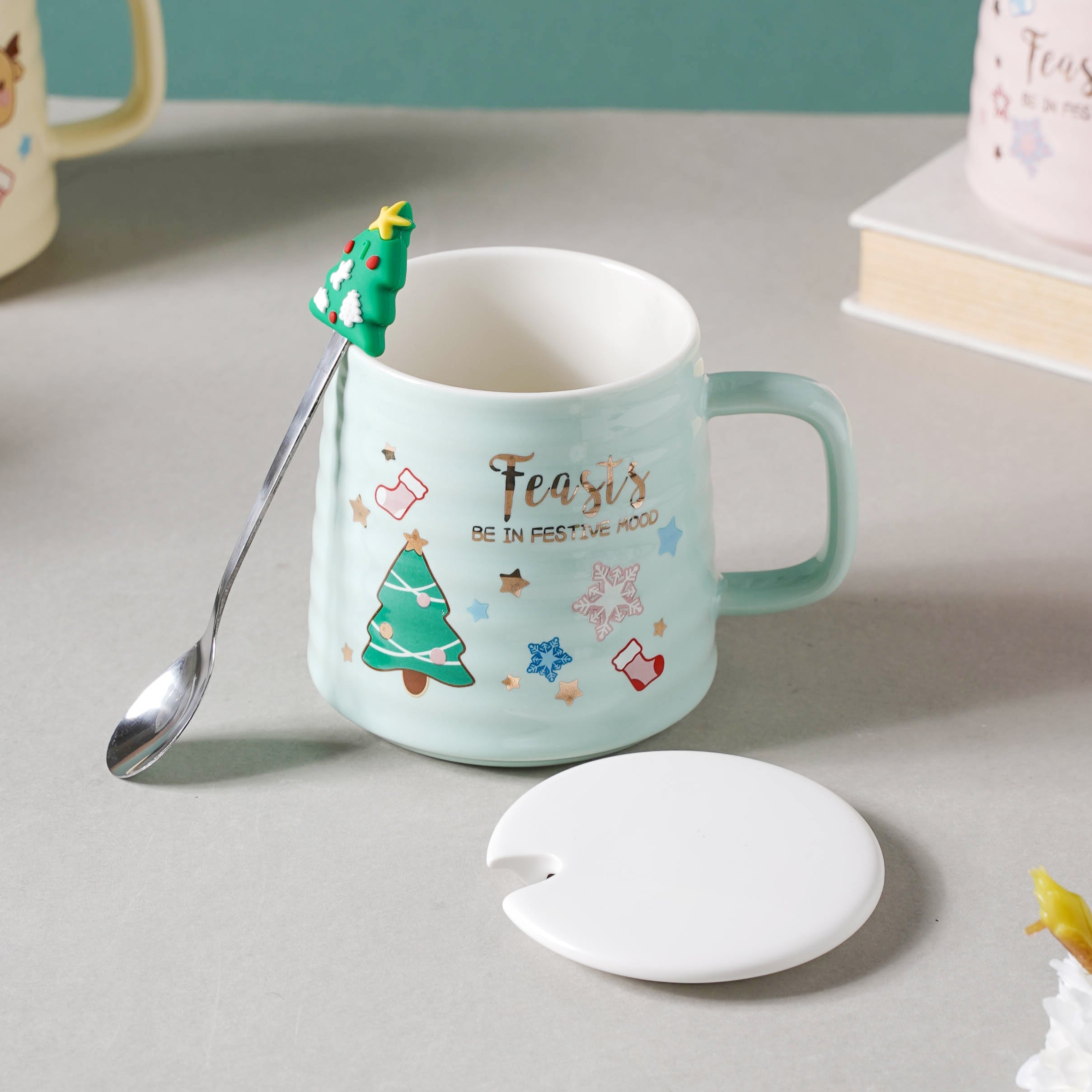 Modern Textured Ceramic Cup