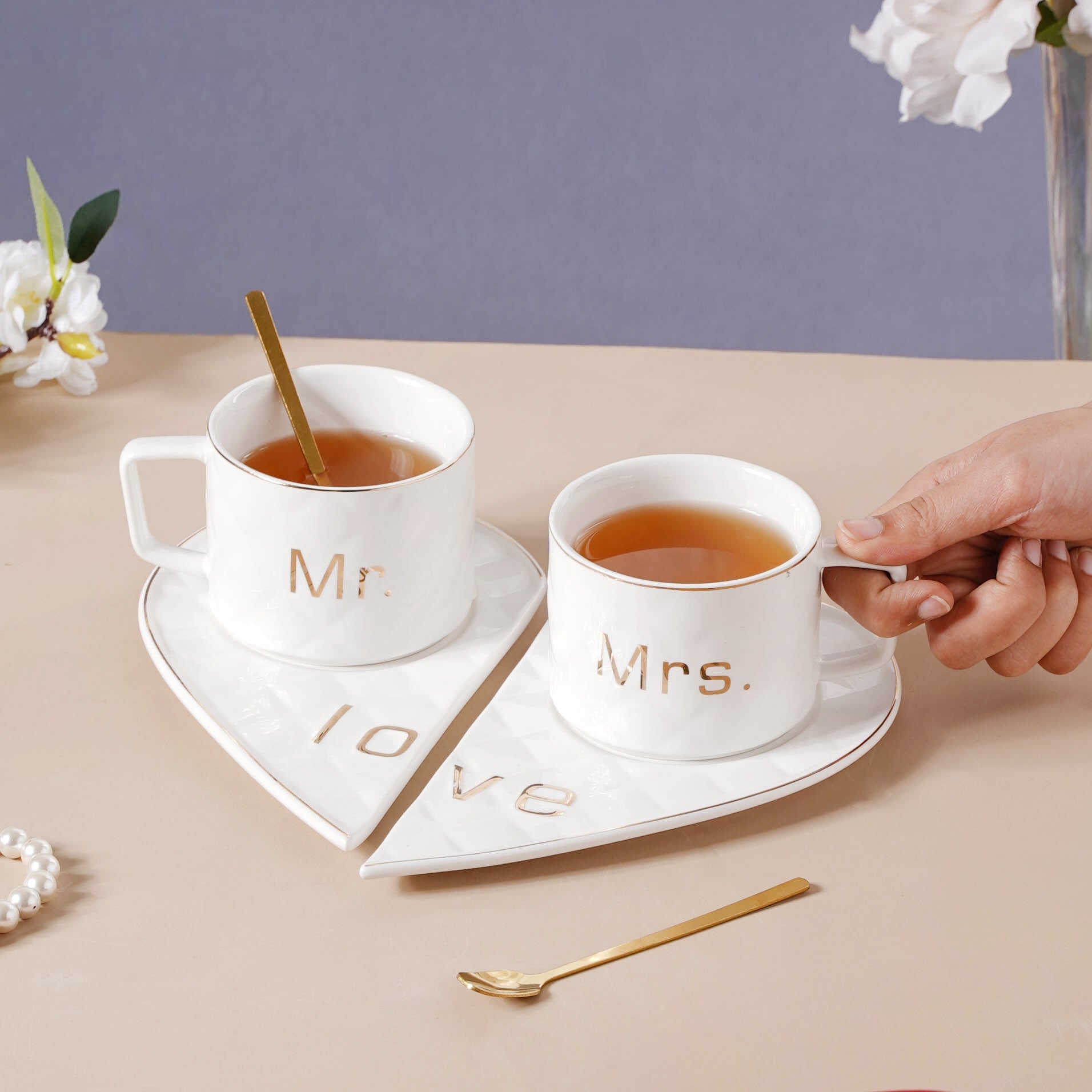 Love Cup and Plate Set