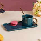Ceramic Cup and Tray
