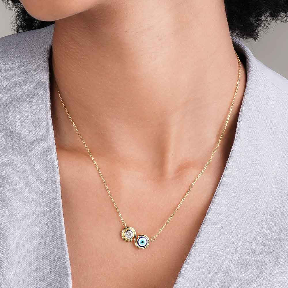 Evil Eye Journey 925 Silver Necklace