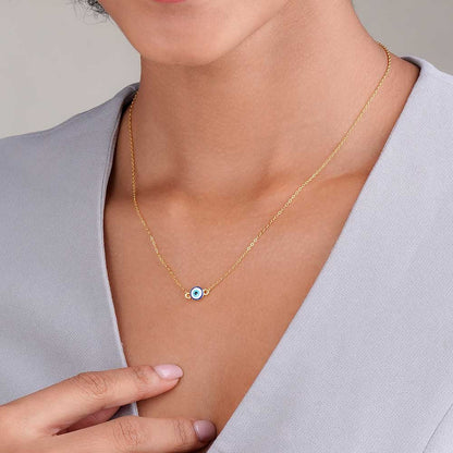 Evil Eye Classic 925 Silver Necklace