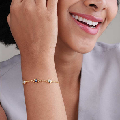 Evil Eye Zenith 925 Silver Bracelet