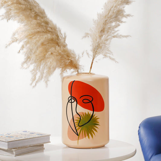 Abstract Face Vase