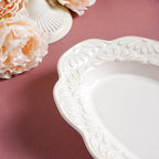 Faye Oval Ceramic Platter 13 Inch