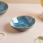 Boracay Organic Shaped Snack Bowl Blue 300 ml