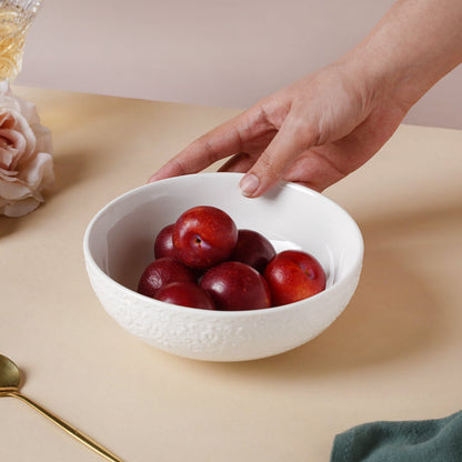 Serena Pearly White Snack Bowl 6 Inch 500 ml
