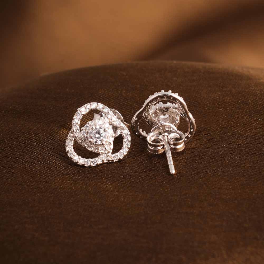 Crystal Bloom 925 Studs