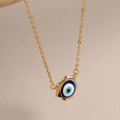 Evil Eye Playful 925 Silver Necklace