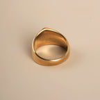 Bold Geometric Gold Ring