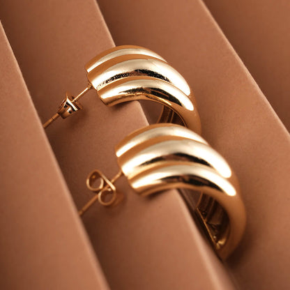 Triple C Stud Earrings