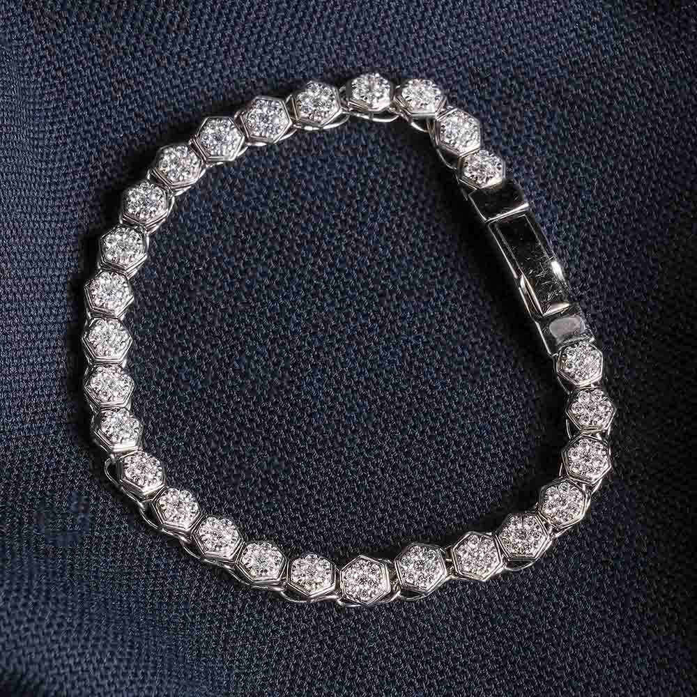 Frozen Dewdrop Tennis Bracelet