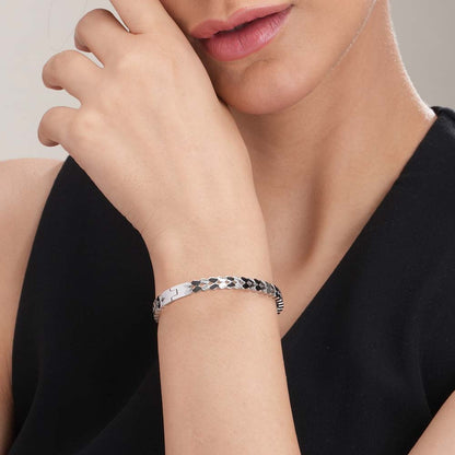 Silver Weave Bracelet