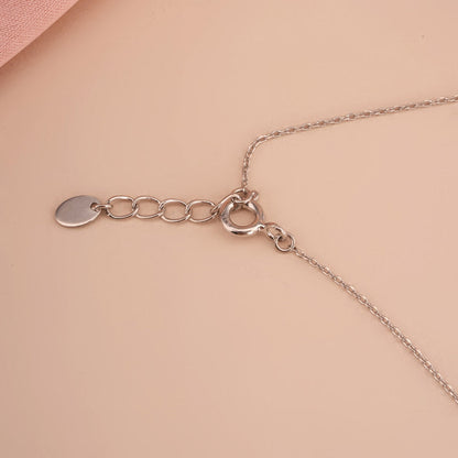 Teardrop Solitaire 925 Sterling Silver Necklace
