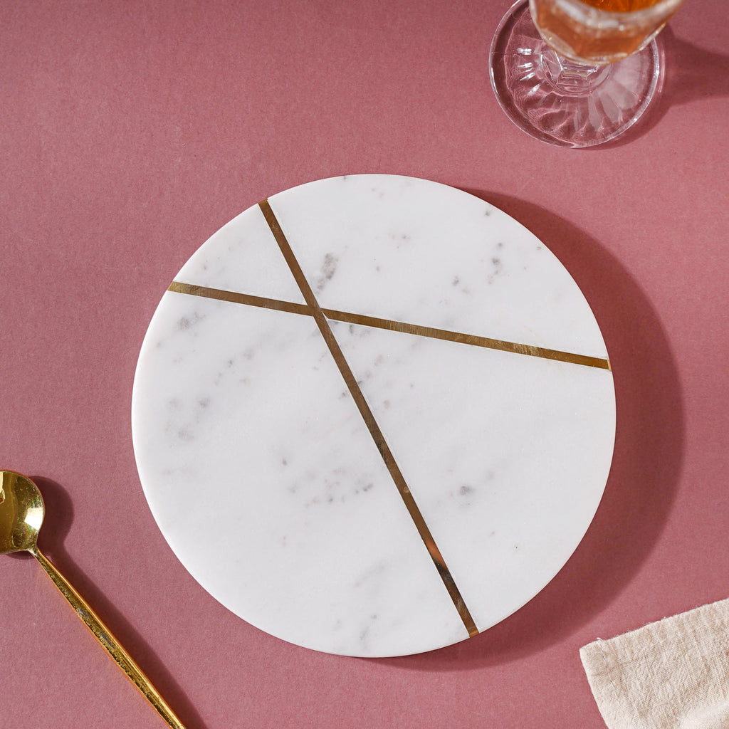 Circular Marble Tray
