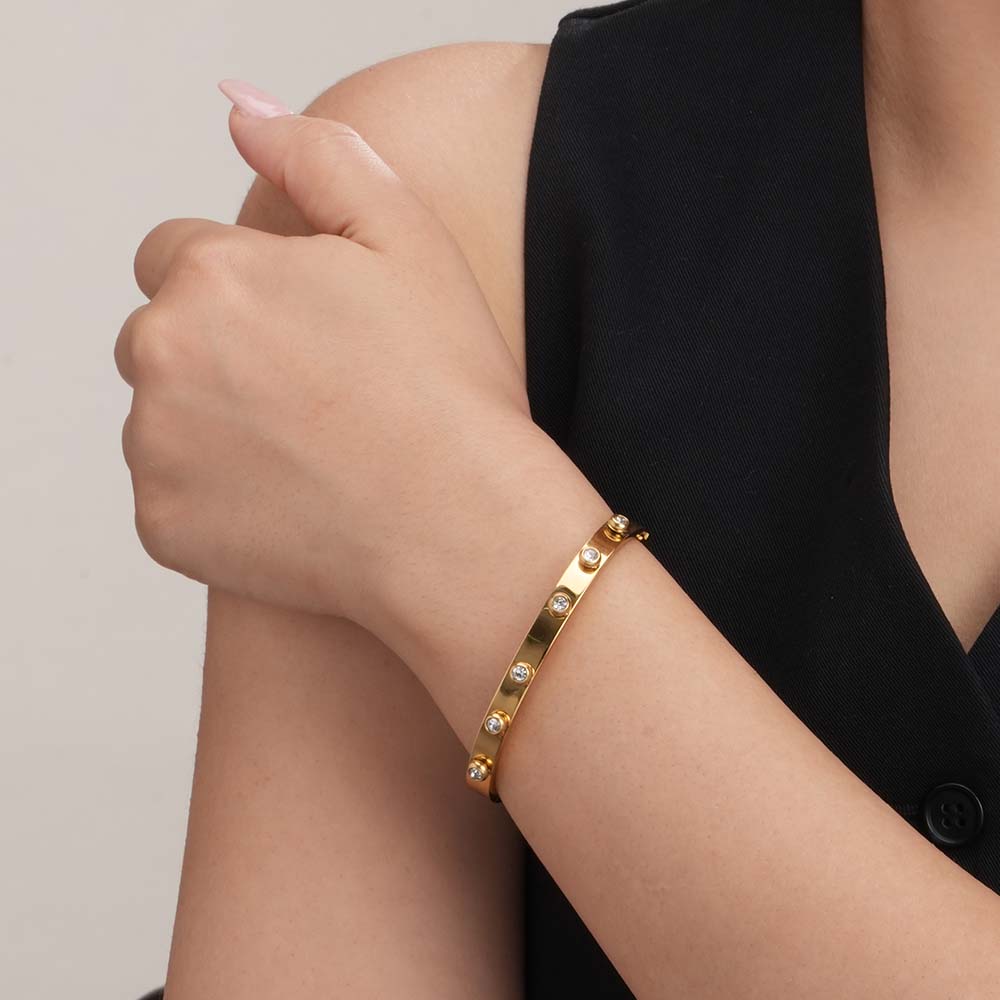 Diamond Pop Bangle Bracelet