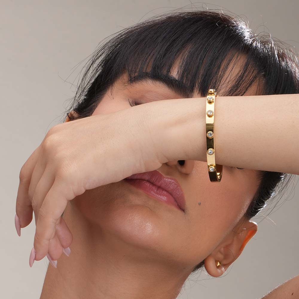 Diamond Pop Bangle Bracelet
