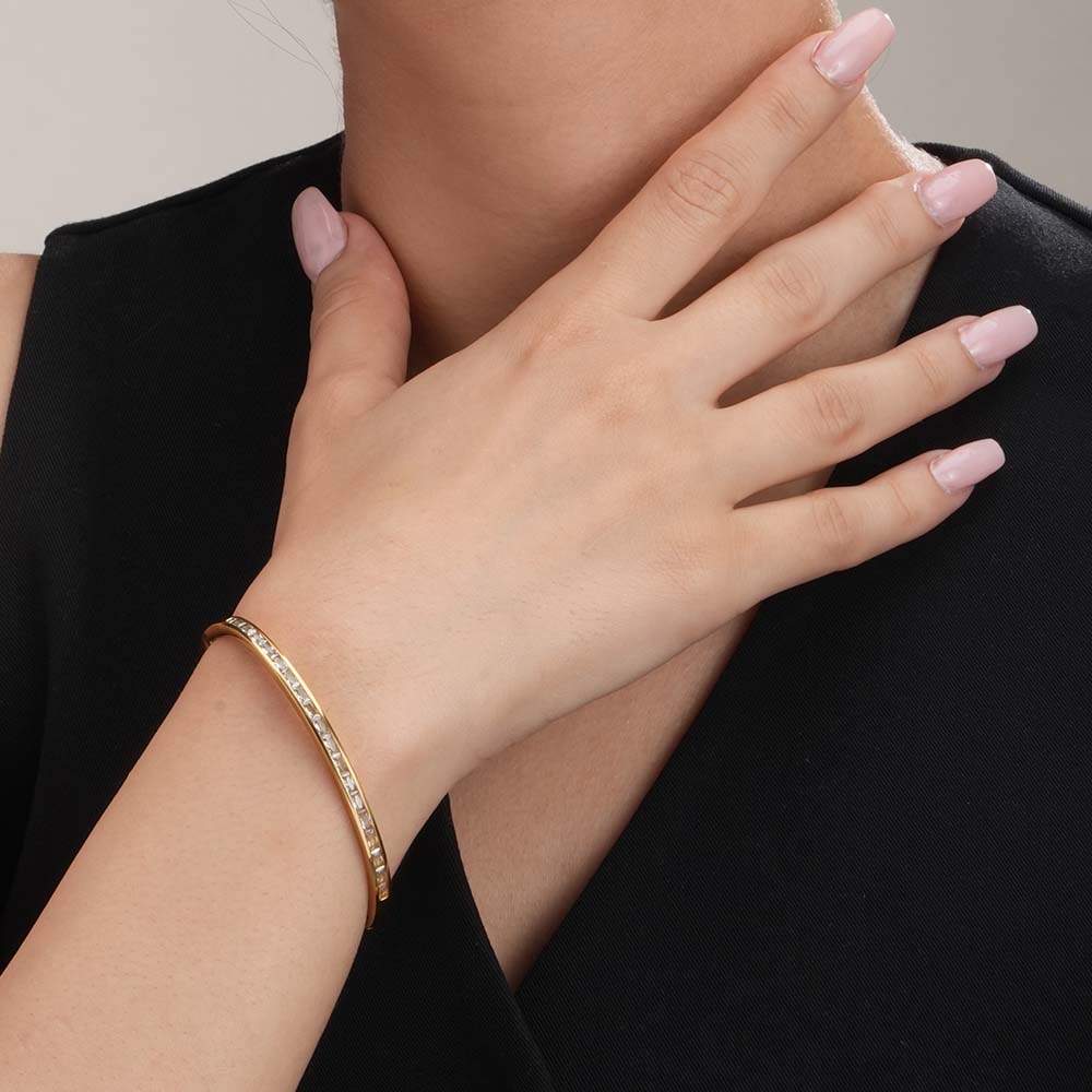 Classic Crystal Bangle Bracelet