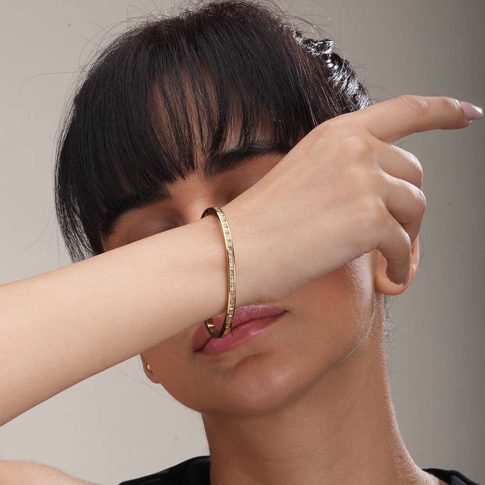 Classic Crystal Bangle Bracelet