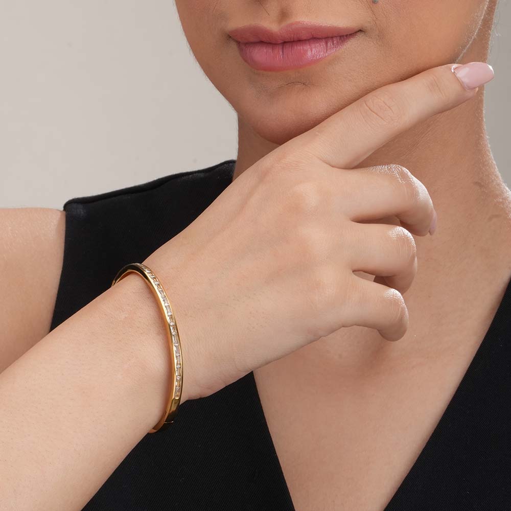 Classic Crystal Bangle Bracelet