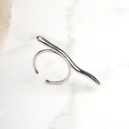 Delicate Wave Silver Ring