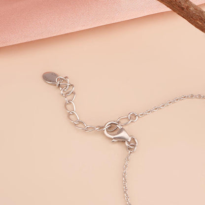 Twin Heart 925 Sterling Silver Necklace