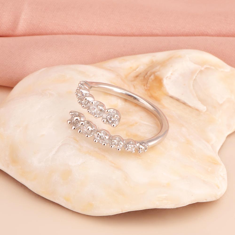 Twisted Band 925 Sterling Silver Ring