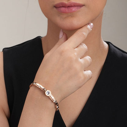 Women's Exquisite 18K Rose Gold-Plated Bracelet