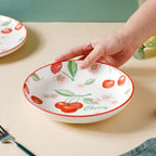 Cherry Fruit Salad Plate 7.5 inch
