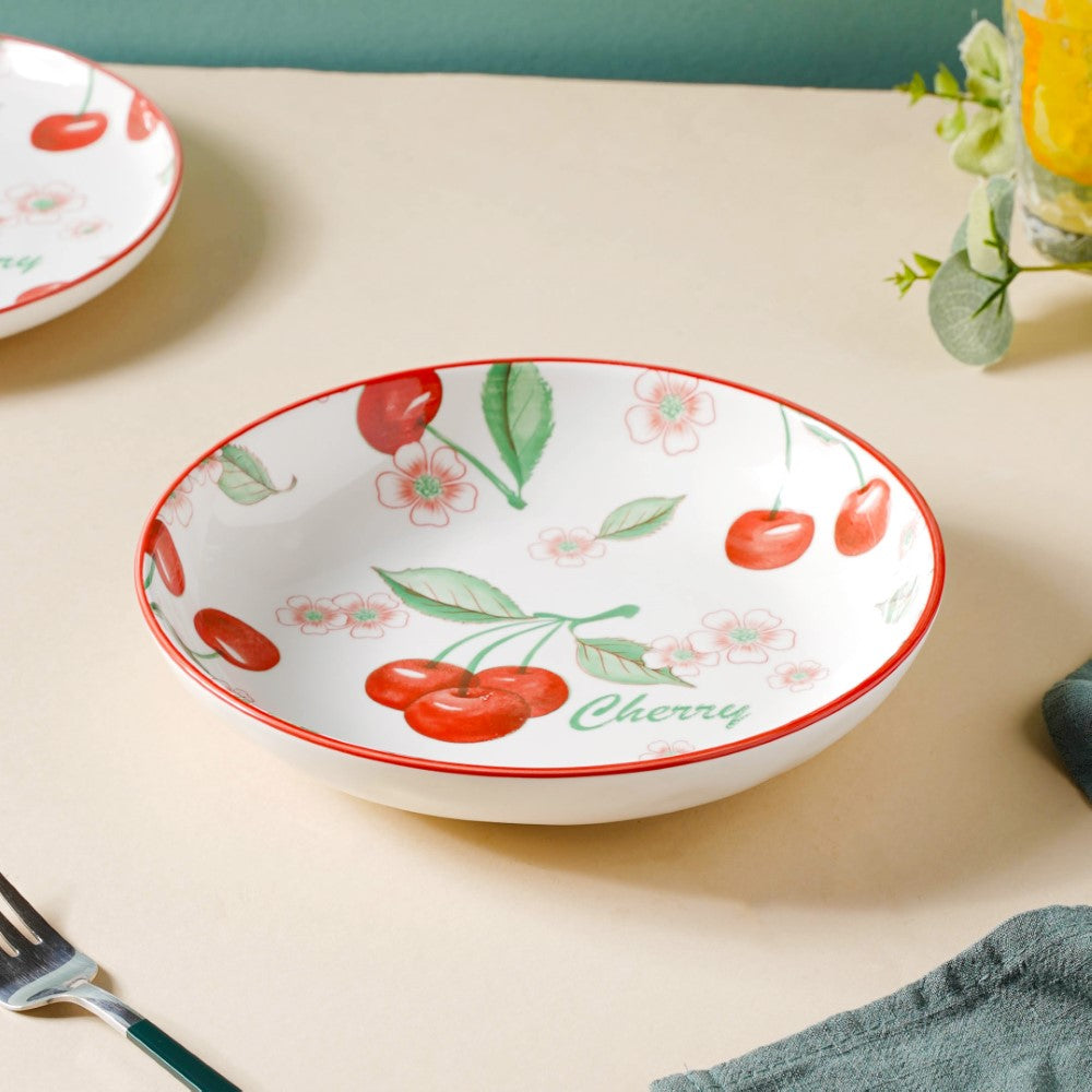 Cherry Fruit Salad Plate 7.5 inch