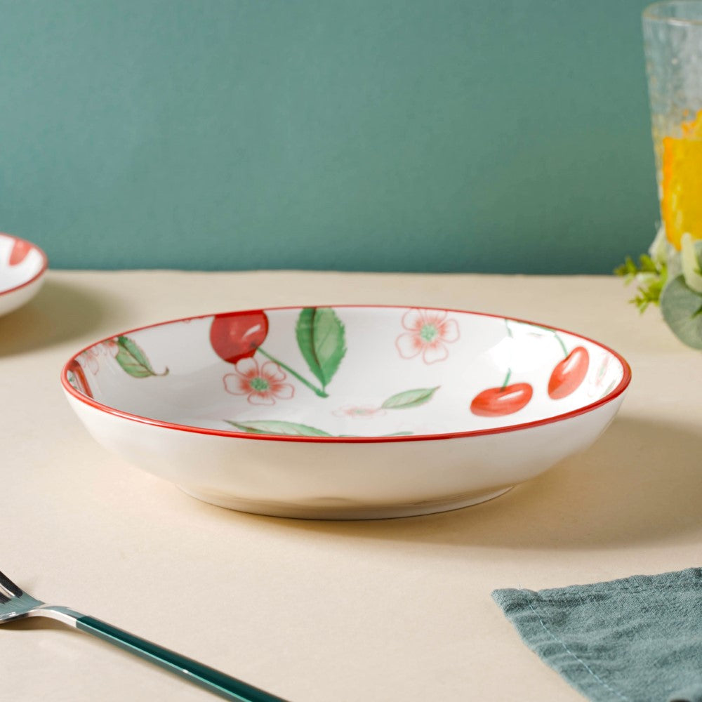 Cherry Fruit Salad Plate 7.5 inch