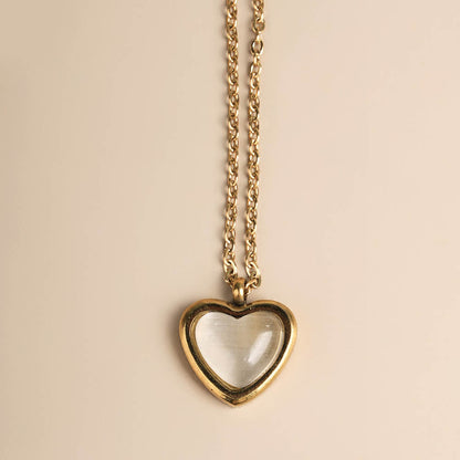 Petite Heart Charm Necklace
