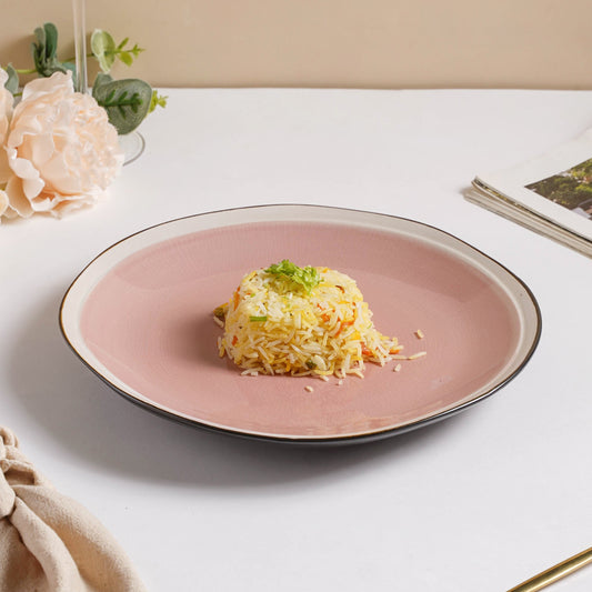 Rosamel Pink Gloss Dinner Plate 10.5 Inch