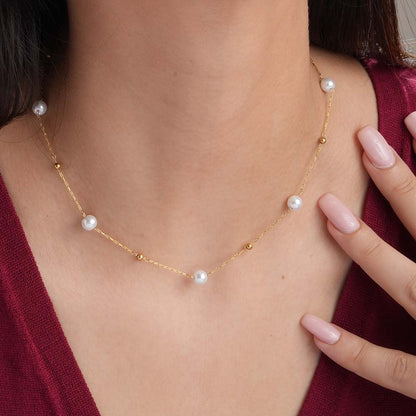 Moonstone Cascade Necklace