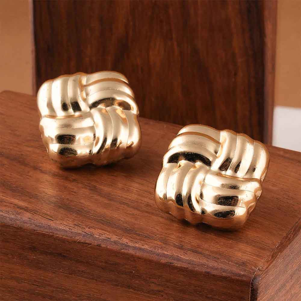 Knotted Stud Earrings