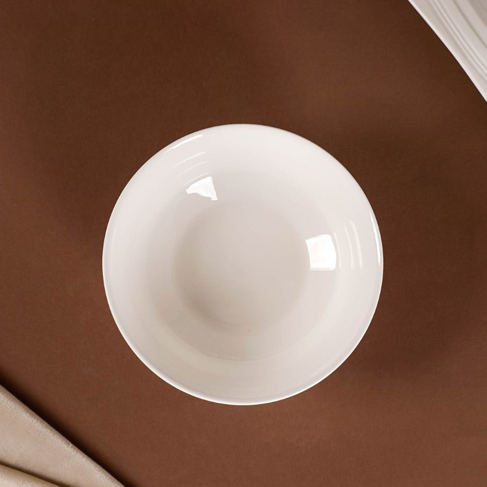 Riona Ceramic Snack Bowl White 600 ml