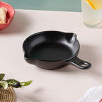 Black Ceramic Dish With Handle