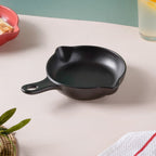 Black Ceramic Dish With Handle