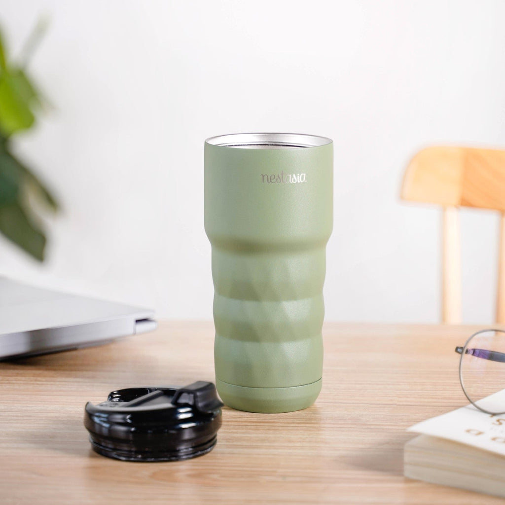 Brewster Grande Vacuum Copper Insulated Travel Flask Seaweed Green 590ml