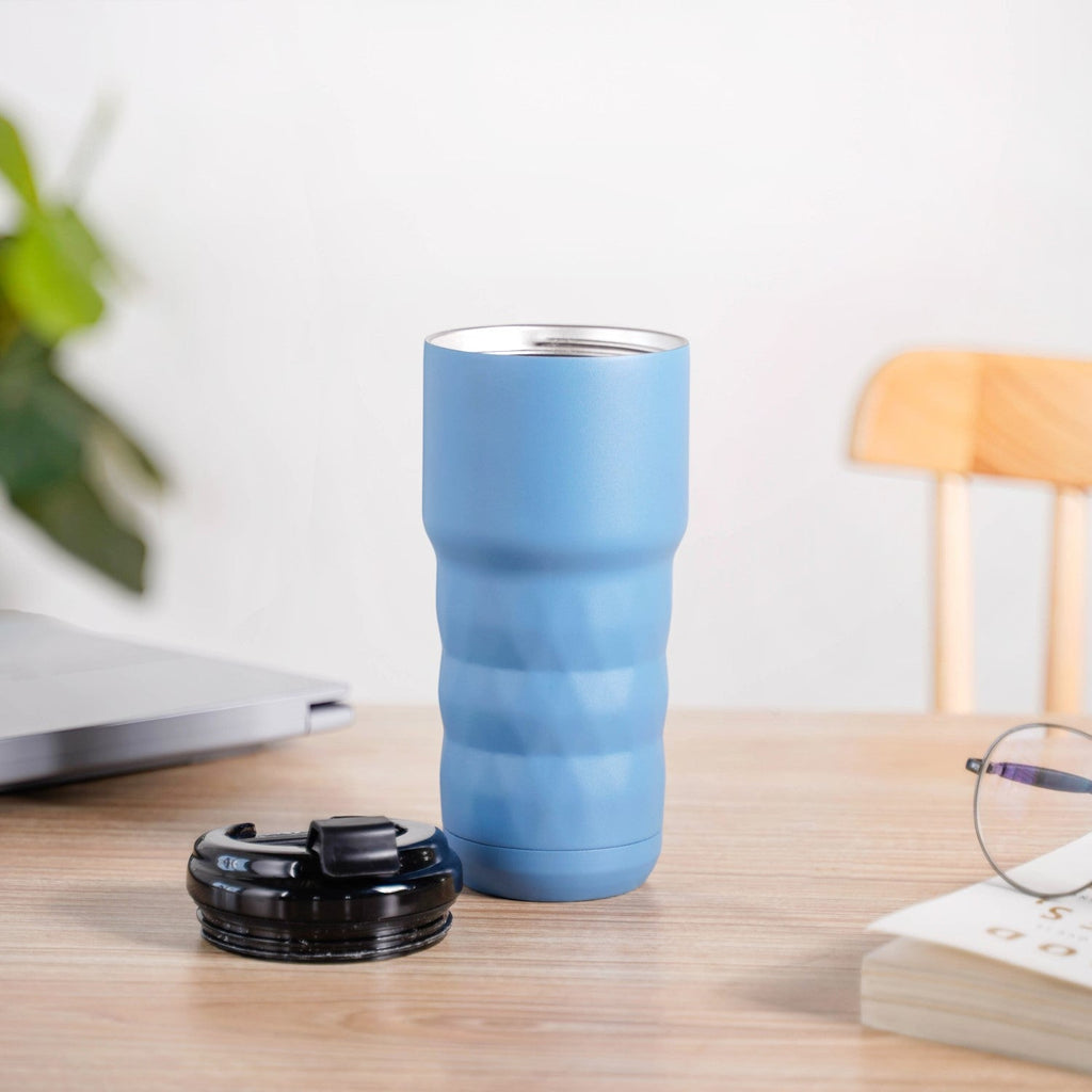 Brewster Grande Leakproof Copper Insulated Travel Bottle Azure Blue 590ml