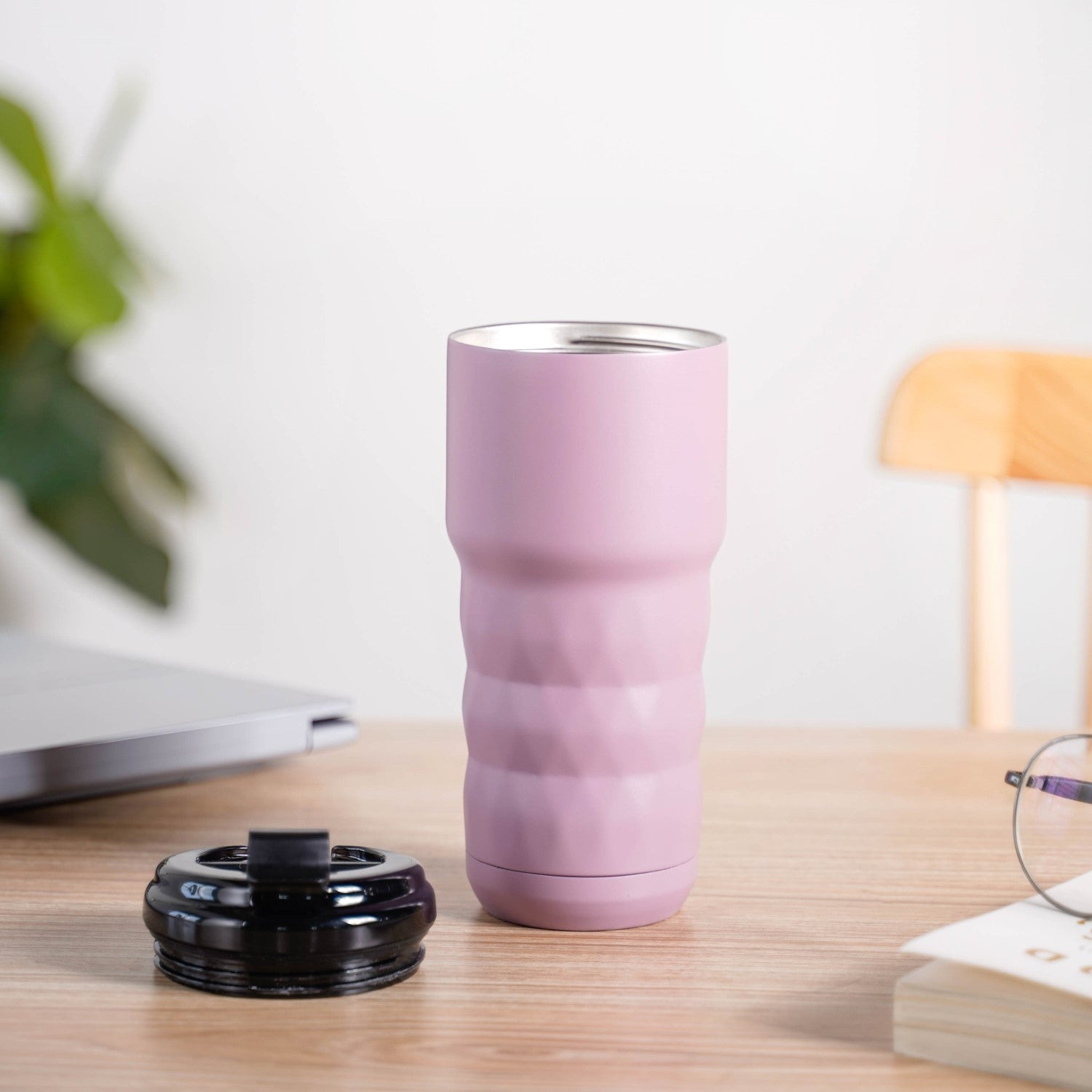 Brewster Grande Leakproof Travel Flask Wistful Mauve 590ml