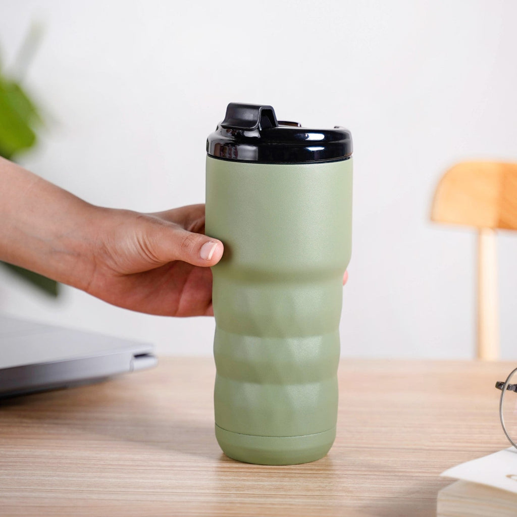 Brewster Grande Vacuum Copper Insulated Travel Flask Seaweed Green 590ml